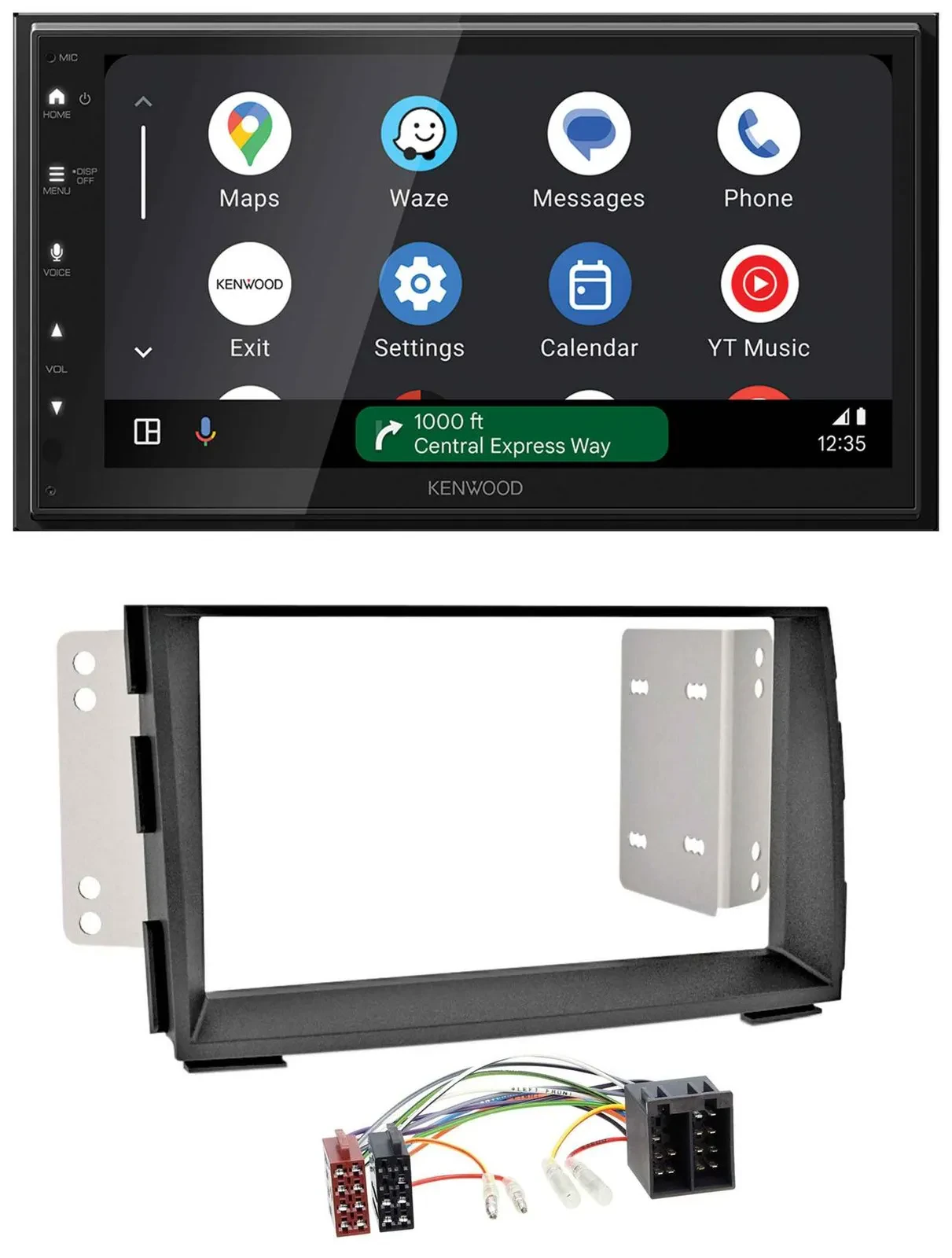 Автомагнитола для Kia Venga Kenwood 2DIN, DAB, Bluetooth, USB, MP3