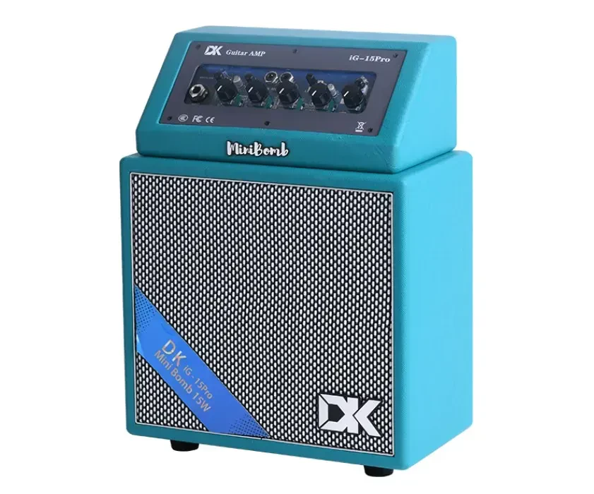 Комбоусилитель для электрогитары DK iG-15 Pro Mini Bomb Turquoise 15W 1x5.5