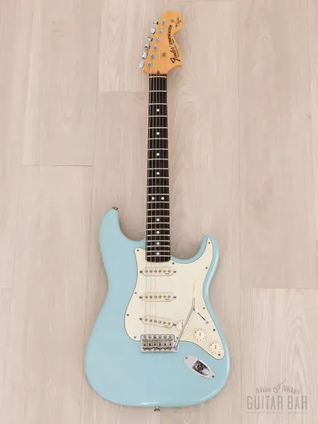 Электрогитара Fender Artist Series Yngwie Malmsteen Stratocaster SSS Sonic Blue w/case USA 1999