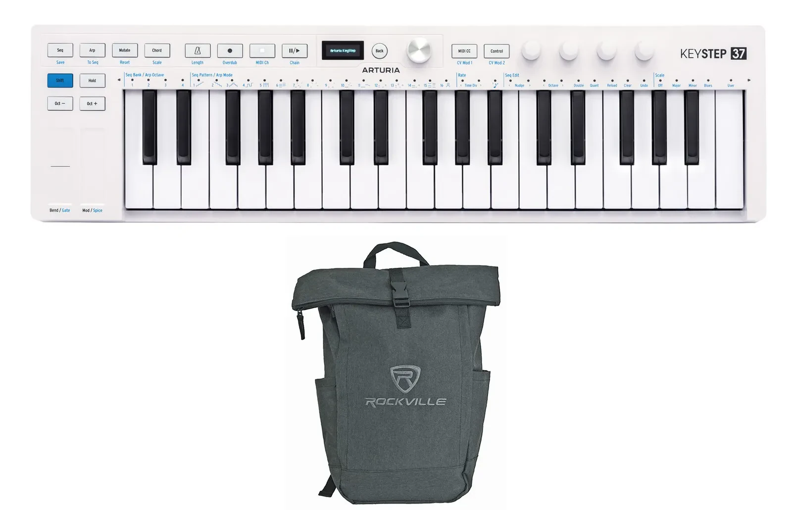 MIDI-клавиатура Arturia KeyStep 37 MK2 37-Key USB MIDI с сумкой для ноутбука