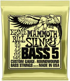 ERNIE BALL 2823 Nickel Wound Slinky Mammoth 55-145 - Струны для бас-гитары 5 струнной