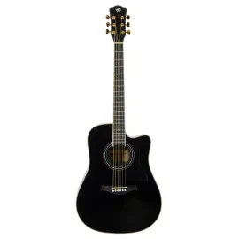 Акустическая гитара Rockdale Aurora D7 C Black Gloss