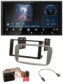 Kenwood Bluetooth 2DIN USB DAB MP3 Autoradio für Ford Focus Galaxy C-Max ab 2007