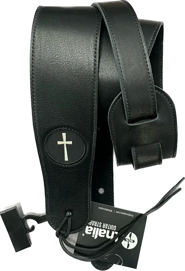 Ремень для гитары Thalia SBKPC-EI Leather Ebony