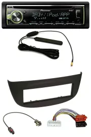 Автомагнитола для Renault Twingo (с 2015) Pioneer CD/USB/DAB/AUX черная