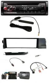 Автомагнитола Pioneer CD/USB/DAB/MP3 для BMW 3 Series E46 2001–2007 с поддержкой управления на руле