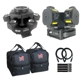 SPIN-TRIX Motion Beam Light SPIN-FURY Laser Light DJ Stage Effect Fixtures Pack