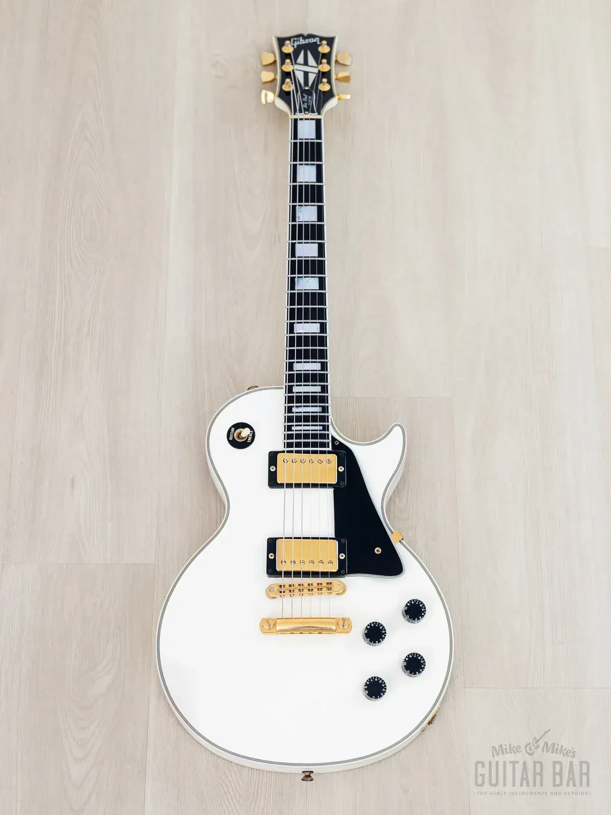 Электрогитара Gibson Les Paul Custom HH Arctic White w/case USA 1989