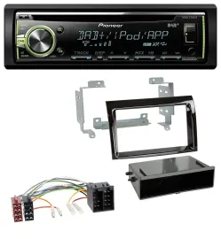 Автомагнитола для Fiat Ducato (2006–2010) Pioneer DAB, USB, MP3, AUX, CD, черный (piano black)