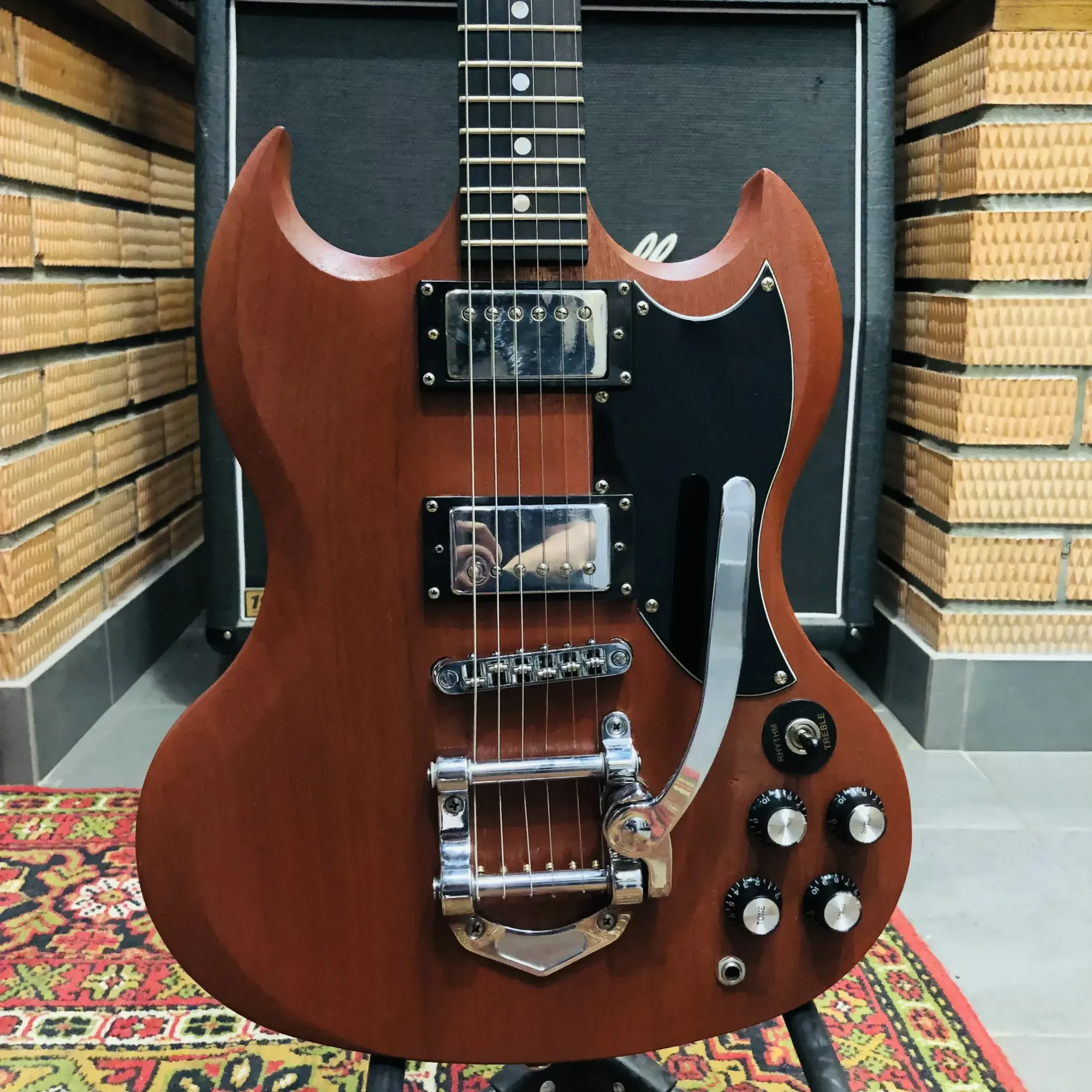 Электрогитара Мастеровая SG Natural Russia 2020