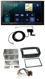 Pioneer 2DIN DAB USB MP3 Bluetooth Autoradio für Toyota RAV 4 (2006-2013)