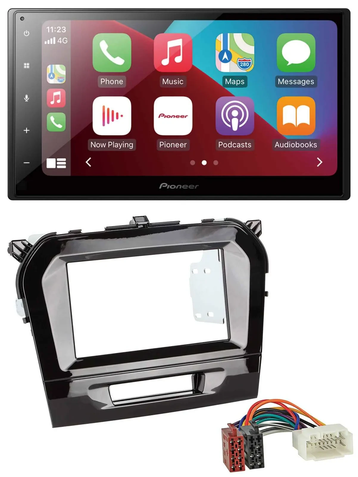 Pioneer USB MP3 DAB 2DIN Bluetooth Autoradio für Suzuki Vitara (ab 2015)