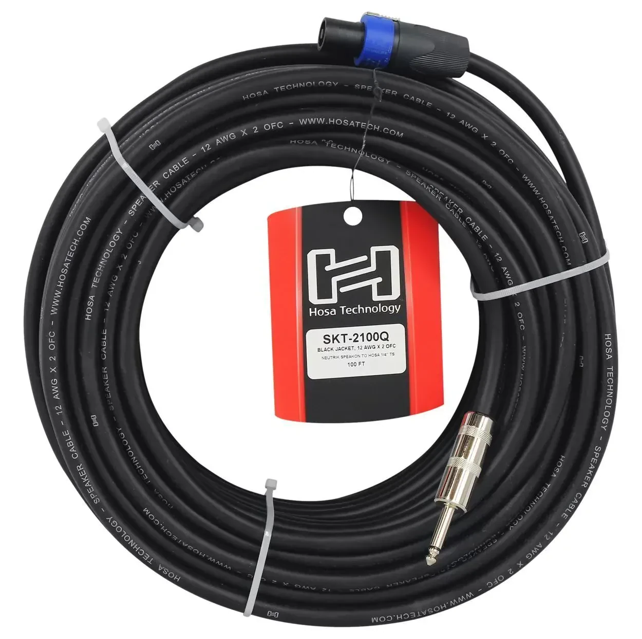 Коммутационный кабель Hosa Technology SKT-2100Q Black 30 м