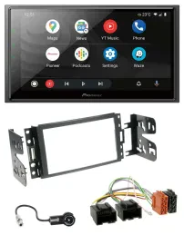 Pioneer USB 2DIN DAB MP3 Bluetooth Autoradio für Chevrolet Corvette Uplander 05-