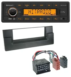 Continental 1DIN DAB MP3 AUX USB Autoradio für BMW 5er (E39) X5 (E53) Rundpin