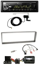 Автомагнитола Pioneer Bluetooth, DAB, USB, для Alfa Romeo 156 (с 2003), серебристая