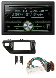 Автомагнитола для Toyota Hilux (2015–2020) Pioneer 2-DIN, Bluetooth, USB, CD, MP3, DAB