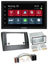 Blaupunkt MP3 Bluetooth DAB 2DIN USB Autoradio für Fiat Stilo (ab 2005)