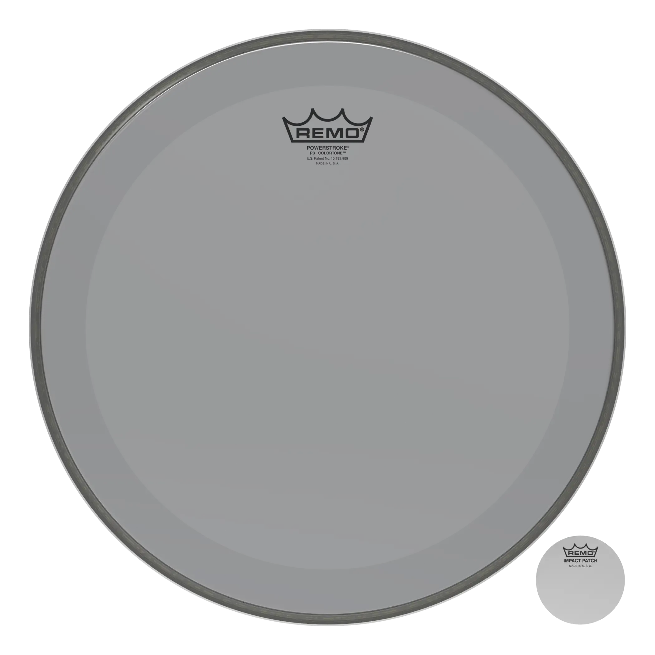 Пластик для барабана Remo 16" Powerstroke P3 Colortone Smoke