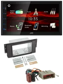 JVC USB Bluetooth MP3 DAB 2DIN Autoradio für LandRover Freelander 06