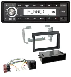 Continental USB 1DIN AUX DAB MP3 Autoradio für Fiat Ducato (2006-2010) schwarz