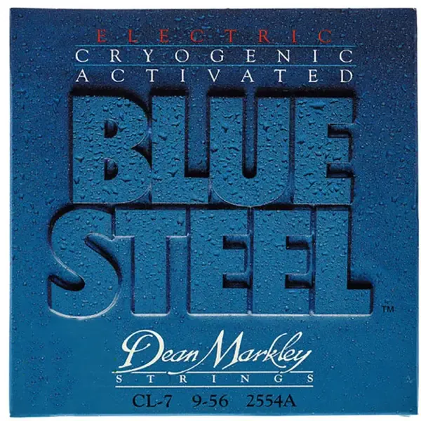 Струны для 7-струнной электрогитары Dean Markley 2554A Blue Steel 9-56