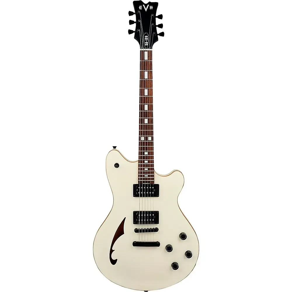 Электрогитара полуакустическая EVH SA-126 Standard Satin Vintage White