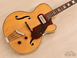 Полуакустическая гитара Harmony H65 Archtop Guitar Blonde USA 1958 w/Gibson P-13 Pickup & Case
