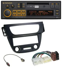 Pioneer DAB MP3 USB Bluetooth Autoradio für Renault Megane 3 09-14 schwarz