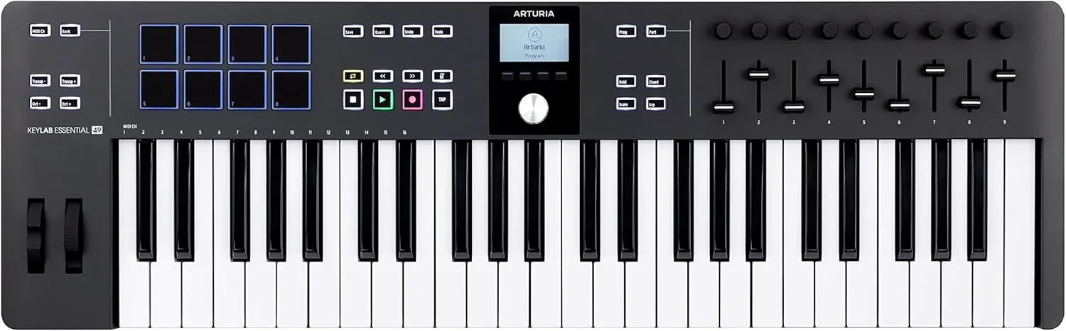Миди-клавиатура Arturia KeyLab Essential 49 MK3 Black