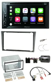Pioneer Lenkrad USB DVD Bluetooth DAB 2DIN Autoradio für Opel Corsa C 2000-2004