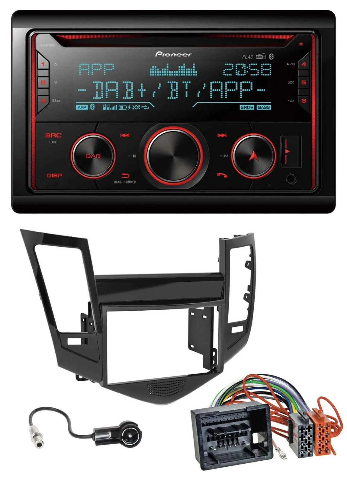 Автомагнитола для Chevrolet Cruze Pioneer 2DIN DAB CD Bluetooth USB MP3
