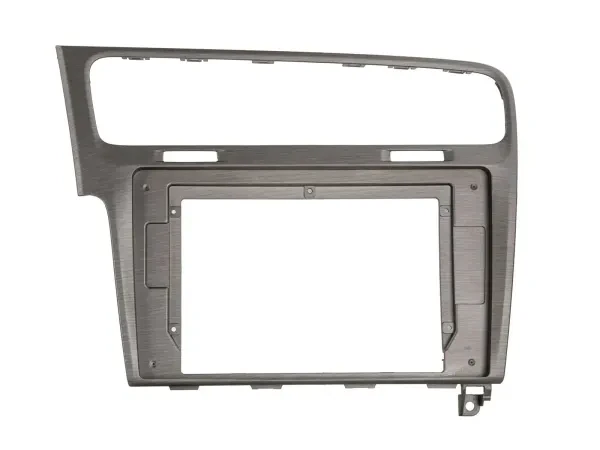Einbaurahmen für 10 Zoll Autoradio für VW Golf VII 7 2012-2020 silber