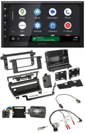 Kenwood DAB Bluetooth USB Lenkrad 2DIN Autoradio für BMW 3-er E46 2001-2006 1 Sc