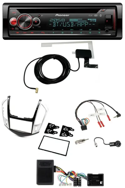 Pioneer DAB CD Lenkrad USB Bluetooth Autoradio für Chevrolet Cruze 2011-2016 sil