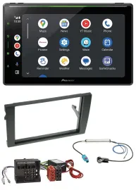 Pioneer 2DIN MP3 USB Bluetooth DAB Autoradio für Audi A4 B7 04-08 Aktivsystem MO