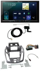 Pioneer 2DIN DAB USB MP3 Bluetooth Autoradio für Ford Transit mit Display 2012-2