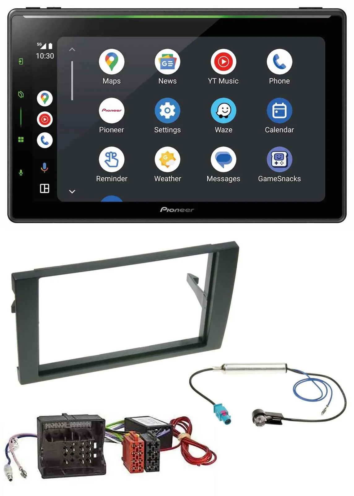 Pioneer 2DIN MP3 USB Bluetooth DAB Autoradio für Audi A4 B7 04-08 Aktivsystem MO