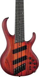 Ibanez BTB866MS Bass Workshop Multi-Scale 6-S Bass Guitar, Panga Panga Fretboard