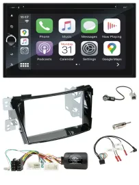 Blaupunkt DAB Lenkrad TMC Bluetooth USB 2DIN Navigation für Hyundai i40 ab 2011