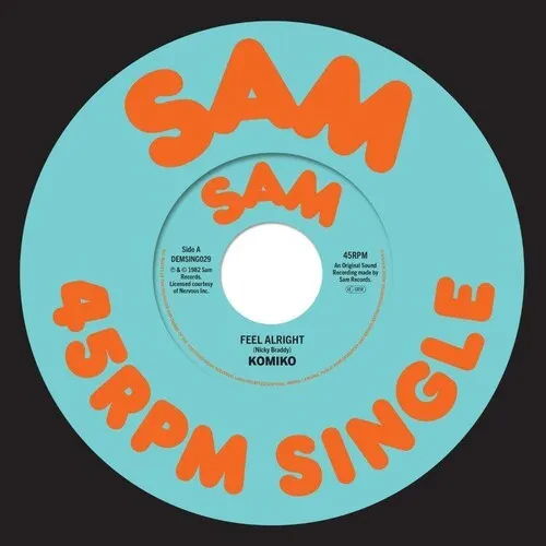 Виниловая пластинка Komiko - Feel Alright / Feel Alright (Instrumental) [New 7" Vinyl] UK - Import