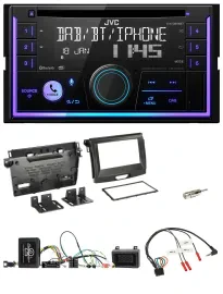 JVC Lenkrad USB 2DIN DAB Bluetooth CD Autoradio für Ford Ranger 2AB ab 04/2015