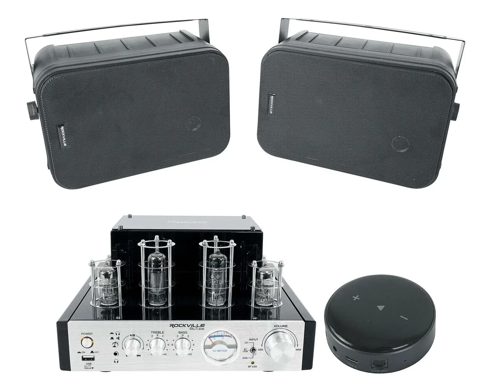 Усилитель мощности Rockville BluTube с комплектом акустики