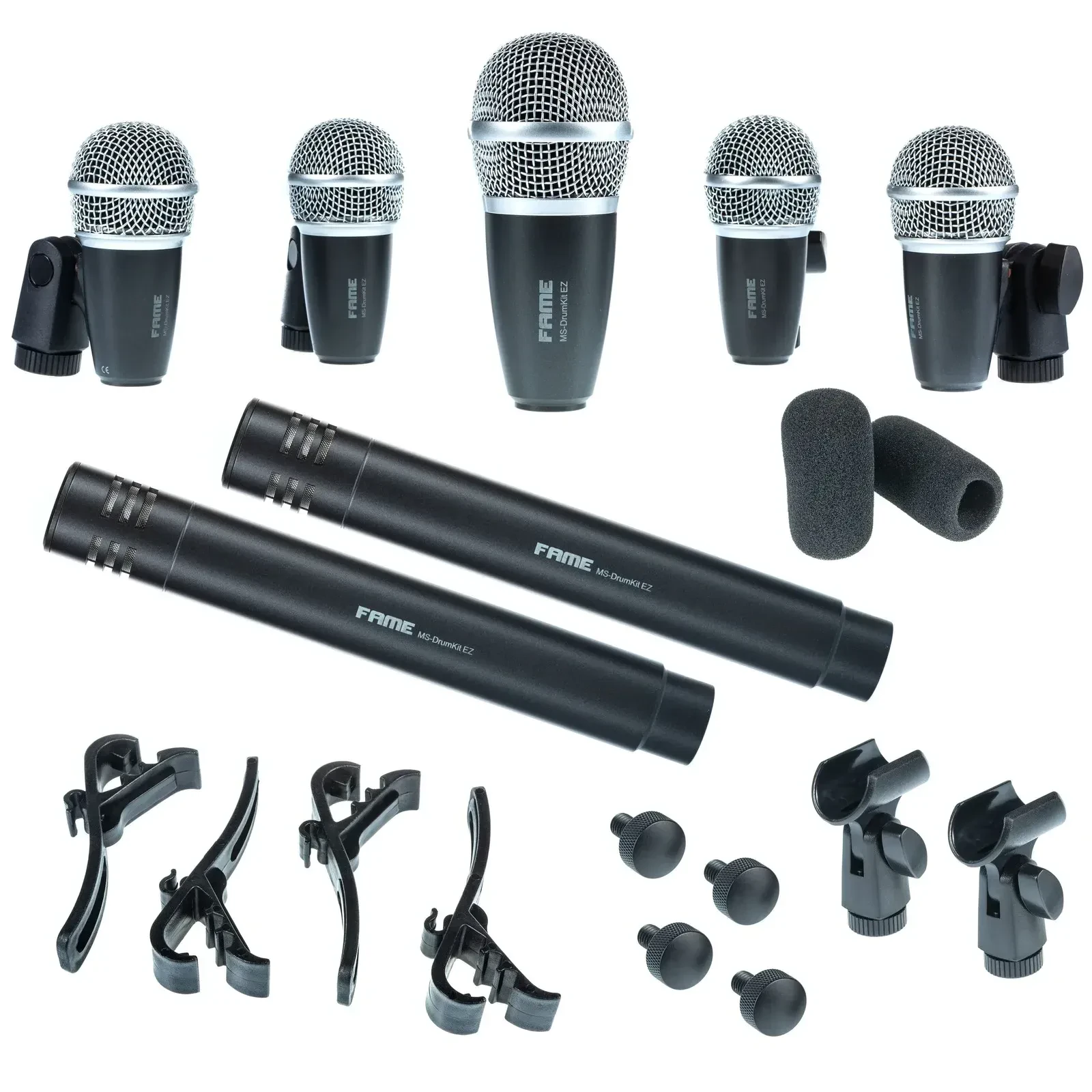 Набор инструментальных микрофонов Fame Audio MS-DrumKit EZ