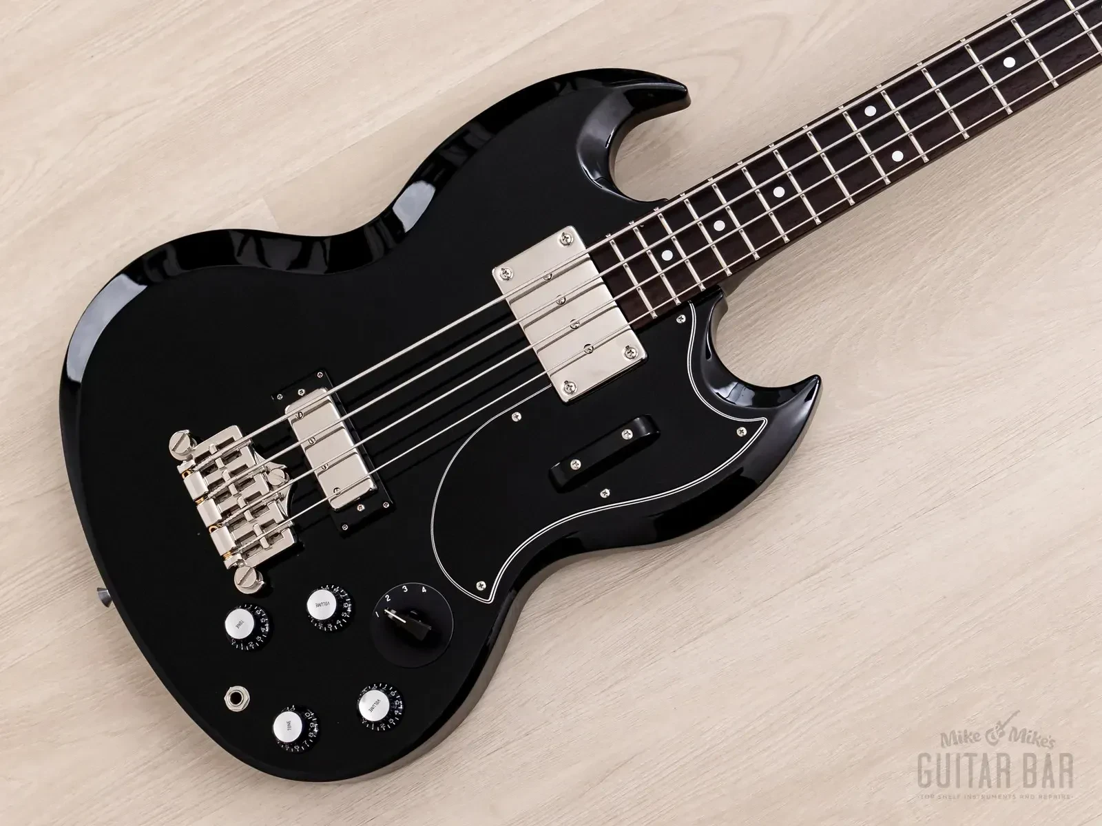 2002 Epiphone Elite EB-3 Short Scale Bass w/ Case & Hangtag, Japan