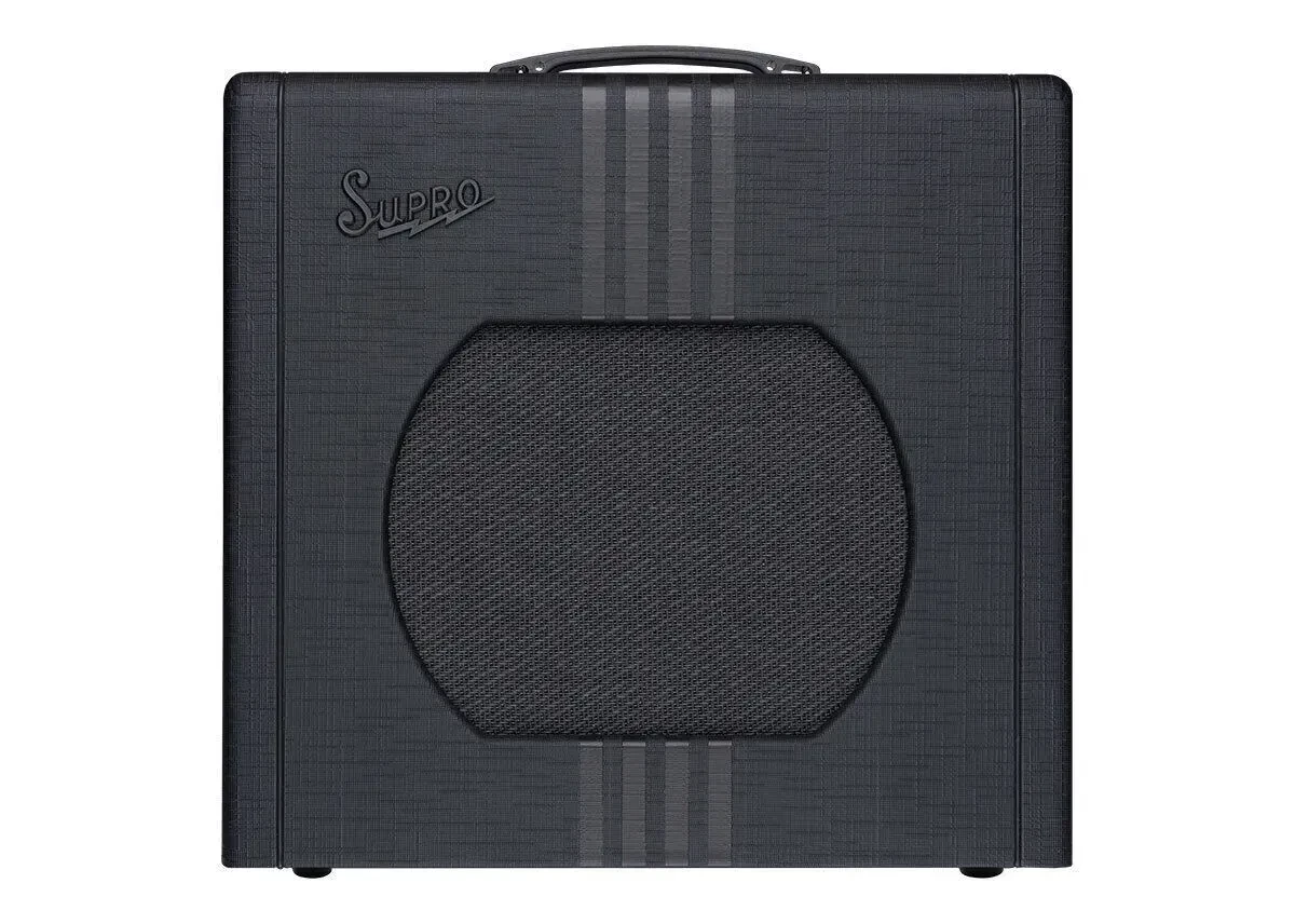 Б/У Комбоусилитель для электрогитары Supro Delta King 12 15W 1x12" ламповый Black/Black Stripes
