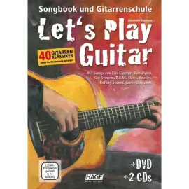 Книга для гитары Hage Let's Play Guitar Alexander Espinosa с QR-кодами для видео, 2 CD