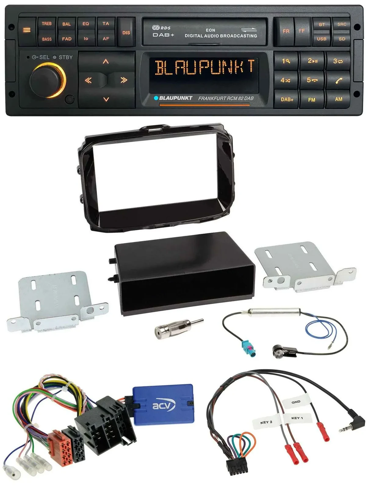 Blaupunkt USB DAB SD Lenkrad Bluetooth Autoradio für Alfa Romeo Giulietta 13-21