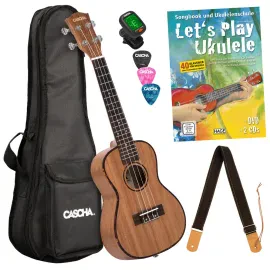 CASCHA HH 2252 Premium Konzert Lets Play Uke Set