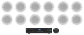 Потолочная акустика JBL CCL5T White с усилителем (12 штук)